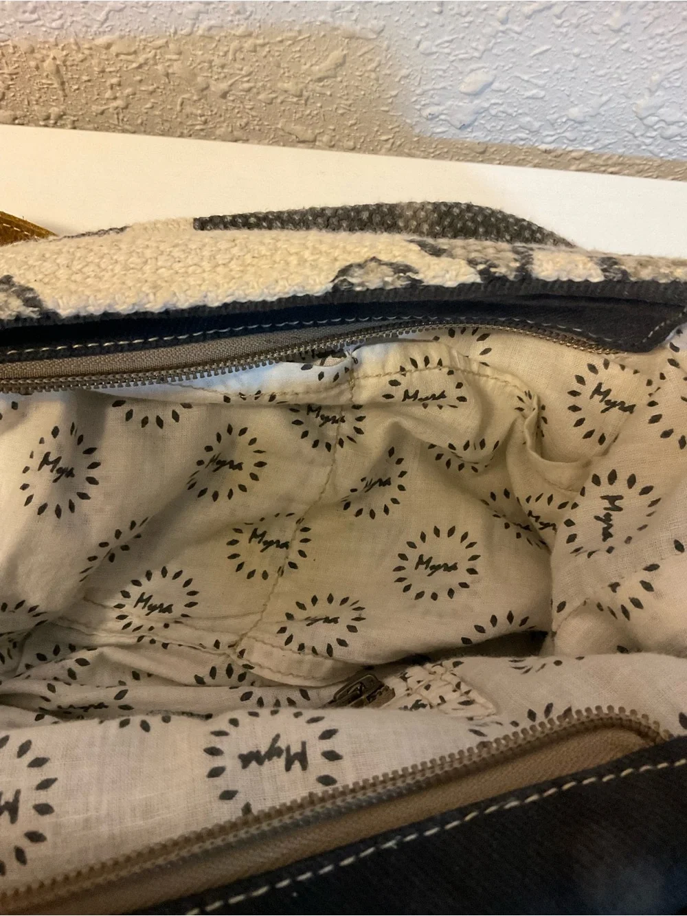 Myra Bag Backpack convertible Aztec print